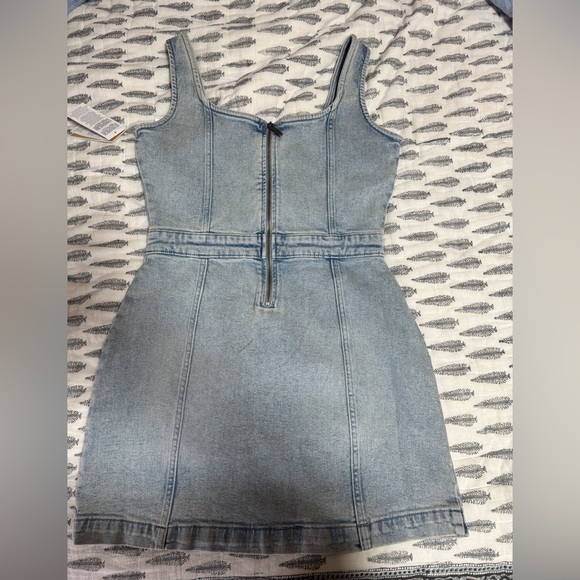 Michael kors Mini Denim front Button-Down Dress - Picture 3 of 7